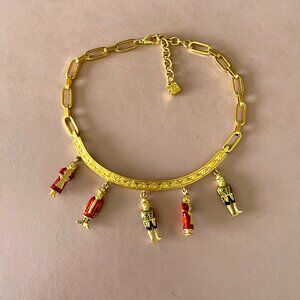 Rare Karl Lagerfeld Bavarian Couple Charm Necklace